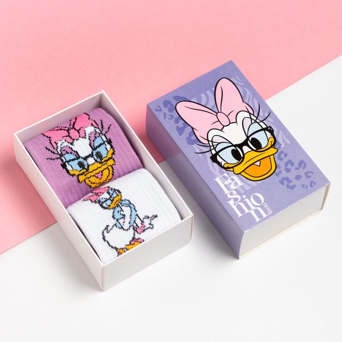 Набор носков Fashion icon, Disney, 2 пары, 23-25 см