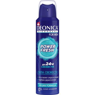 Дезодорант Deonica For Men Vegan Formula Power Fresh, 150 мл