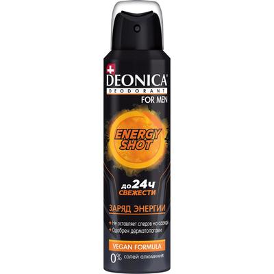 Дезодорант Deonica For Men Vegan Formula Energу Shot, 150 мл