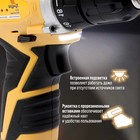 Шуруповерт ТУНДРА, патрон БЗ до 10 мм, подсветка, Li-ion 1300 mAh=12V, 550 об/мин, 18 Н*м - Фото 3