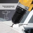 Шуруповерт ТУНДРА, патрон БЗ до 10 мм, подсветка, Li-ion 1300 mAh=16V, 550 об/мин, 24 Н*м - Фото 5