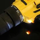 Шуруповерт ТУНДРА, патрон БЗ до 10 мм, LED, 2 х Li-ion 1.3 Ah=20V, 350/1250 об/мин, 28 Н*м - Фото 13