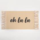Коврик Этель Oh la la 45х70 см, 50% хл, 50% п/э  (артикул 5358685)  большой выбор товаров оптом и в розницу по низким ценам с доставкой