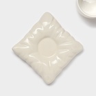 Чайная пара «Зефирка», 3 предмета: чашка 250 мл, блюдце d=13.7 см, ложка, керамика, бежевая - Фото 8