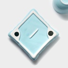 Чайная пара «Зефирка», 3 предмета: чашка 250 мл, блюдце d=13.7 см, ложка, керамика, голубая - Фото 14