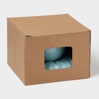 Чайная пара «Зефирка», 3 предмета: чашка 250 мл, блюдце d=13.7 см, ложка, керамика, голубая - Фото 15