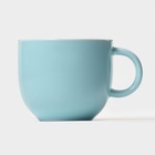 Чайная пара «Зефирка», 3 предмета: чашка 250 мл, блюдце d=13.7 см, ложка, керамика, голубая - Фото 9