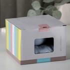 Чайная пара керамическая с ложкой «Зефирка», 2 предмета: чашка 250 мл, блюдце d=13 см, цвет голубой - Фото 3