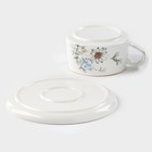 Чайная пара керамическая «Вернисаж», 2 предмета: чашка 280 мл, блюдце, цвет белый - фото 24749000