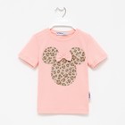Футболка детская Minnie «Минни Маус», рост 122-128 см, розовая 6485660 - фото 16847237