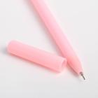 Ручка фигурная пластиковая «Лама» , цвет розовый, черная гелевая паста - Фото 3