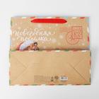 Пакет крафтовый горизонтальный «Новогодняя почта», ML 27 × 23 × 11.5 см - Фото 5