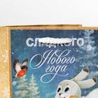 Пакет подарочный новогодний крафтовый «Сладкого Нового года», S 12×15×5.5 см 6436273 - фото 16617069