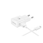 Сетевое зарядное устройство Samsung EP-TA20EWEUGRU, 1хUSB, 2 А, кабель microUSB, белое - Фото 3