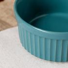 Форма для запекания "Рамекин", изумрудный цвет, керамика, 0.25 л - Фото 3