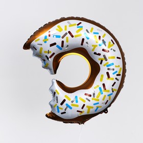 Шар фольгированный 24" «Пончик», фигура, разноцветный
