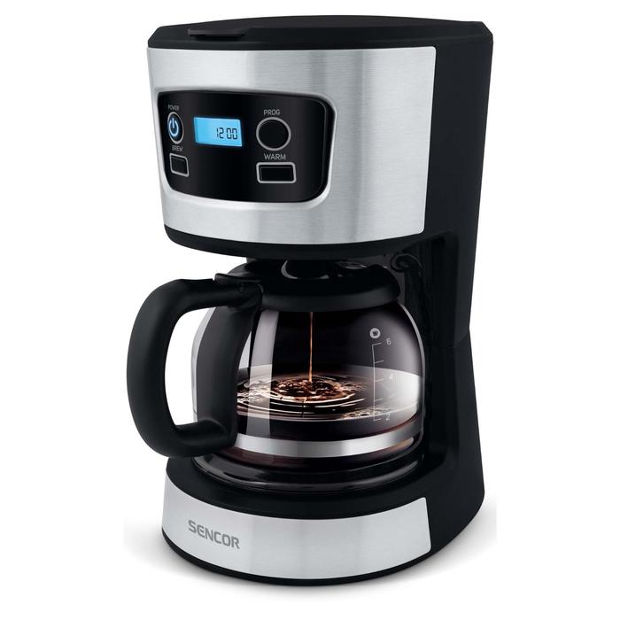 Кофеварка Sencor SCE 3700BK, капельная, 700 Вт, 0.75 л, чёрная - Фото 1