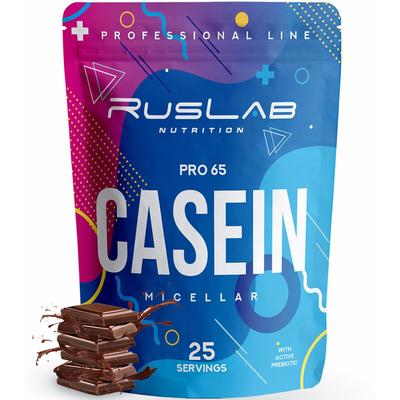 Белковый коктейль CASEIN PRO 65 шоколад, спортивное питание, 800 г
