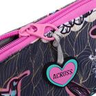 Рюкзак каркасный, Across 490, 39*29*17 см, с наполнением: мешок для обуви, пенал, брелок, «Принцесса» - Фото 17