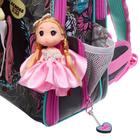 Рюкзак каркасный, Across 490, 39*29*17 см, с наполнением: мешок для обуви, пенал, брелок, «Принцесса» - Фото 8