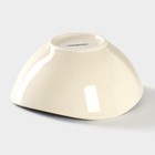 Салатник Magistro Ocean, 300 мл, фарфор, голубой, белый - Фото 3