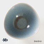 Салатник Magistro Ocean, 800 мл, фарфор, голубой, белый - Фото 2