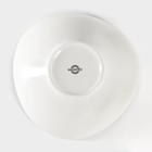 Салатник Magistro Ocean, 800 мл, фарфор, голубой, белый - Фото 4