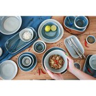 Салатник Magistro Ocean, 900 мл, фарфор, голубой, белый - Фото 11