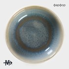 Соусник Magistro Ocean, 90 мл, фарфор, голубой - Фото 2