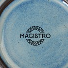 Миска фарфоровая Magistro Garland, 230 мл, d=12 см, цвет голубой - Фото 5