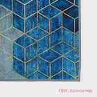 Коврики для дома Доляна «Галилео», 2 шт: 45×120 см, 40×60 см, цвет синий - Фото 7