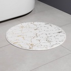 Коврик для дома Доляна «Золото», 60×60 см, бежевый - Фото 8