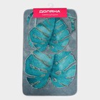 Коврики для ванной и туалета Доляна «Тропический», 3 шт., 50×80 см, 50×40 см, 40×43 см - Фото 8