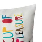 Чехол на подушку Крошка Я Cup of pleasure 40 х 40 см, 100% п/э - Фото 2