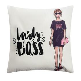 Чехол на подушку Этель Lady Boss 40 х 40 см, 100% п/э 5751452