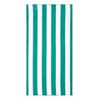 Полотенце пляжное с ручками Этель «Полосы зеленые», 70*140 см,250гр/м2,100%п/э - фото 41163699