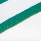 Полотенце пляжное с ручками Этель «Полосы зеленые», 70*140 см,250гр/м2,100%п/э - фото 41163701