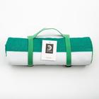 Полотенце пляжное с ручками Этель «Полосы зеленые», 70*140 см,250гр/м2,100%п/э - фото 41163702