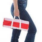 Полотенце пляжное с ручками Этель «Полосы красные», 70×140 см,250 г/м².100%п/э 5539150