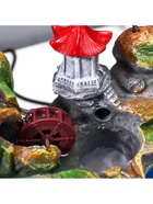 Фонтан настольный с подсветкой и аквариумом «Пагода на вершине», от сети, 32×21×30 см 6033123