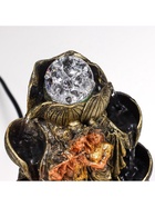 Фонтан настольный с подсветкой «Кришна и Радха у фонтана», от сети, 22.5×15×15 см 6033125