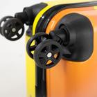 Чемодан детский, отдел на молнии, 4 колеса, цвет жёлтый, «Цыпа» - Фото 6