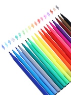 Фломастеры 18 цветов Calligrata, в картонной коробке, вентилируемый колпачок - Фото 8