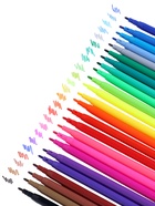 Фломастеры 24 цвета, вентилируемый колпачок, в картонной коробке - Фото 4