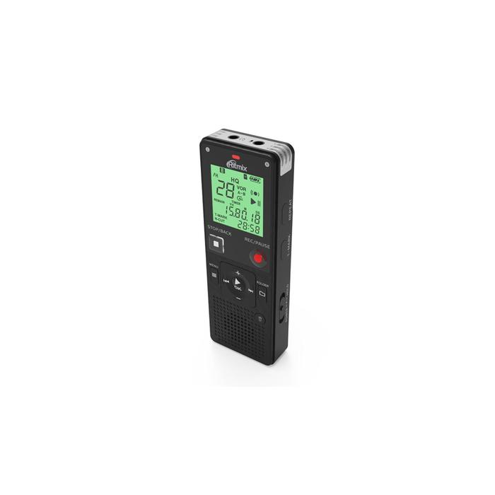 Диктофон RITMIX RR-820 8Гб, micro SD, APE, MP3, WMA, FLAC, WAV, Jack 3.5, micro USB, черный   707237 - Фото 1