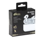 Наушники RITMIX RH-850BTH, TWS, вакуумные, микрофон, ВТ 5.0, 30/250 мАч, белые - фото 51299828 Наушники RITMIX RH-850BTH, TWS, вакуумные, микрофон, ВТ 5.0, 30/250 мАч, белые - фото 51299828