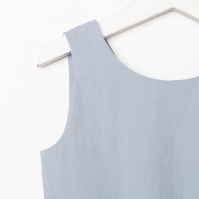 Комплект для девочки (майка и шорты) KAFTAN, размер 36 (134-140 см), голубой