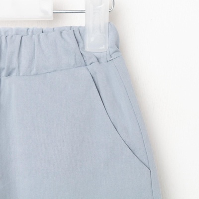 Комплект для девочки (майка и шорты) KAFTAN, размер 36 (134-140 см), голубой