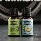 Набор для бани «Ценителю», 8 в 1: шапка, тапочки, веник, запарка 2 шт., масло 2 шт., шампунь, в подарочной коробке, «Добропаровъ Премиум» - Фото 5