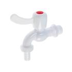 Кран водоразборный со штуцером ZEIN Z2188, 1/2", плоская ручка, PP, шаровой механизм, белый - Фото 2
